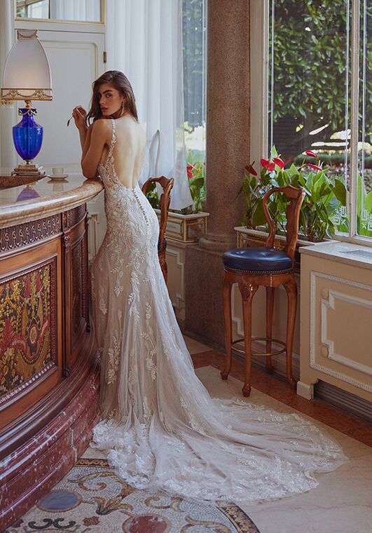 Justin Alexander Italia Fit-and-Flare Wedding Dress - 2