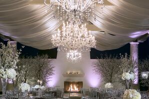 Draped Ceillings and Crystal Chandeliers