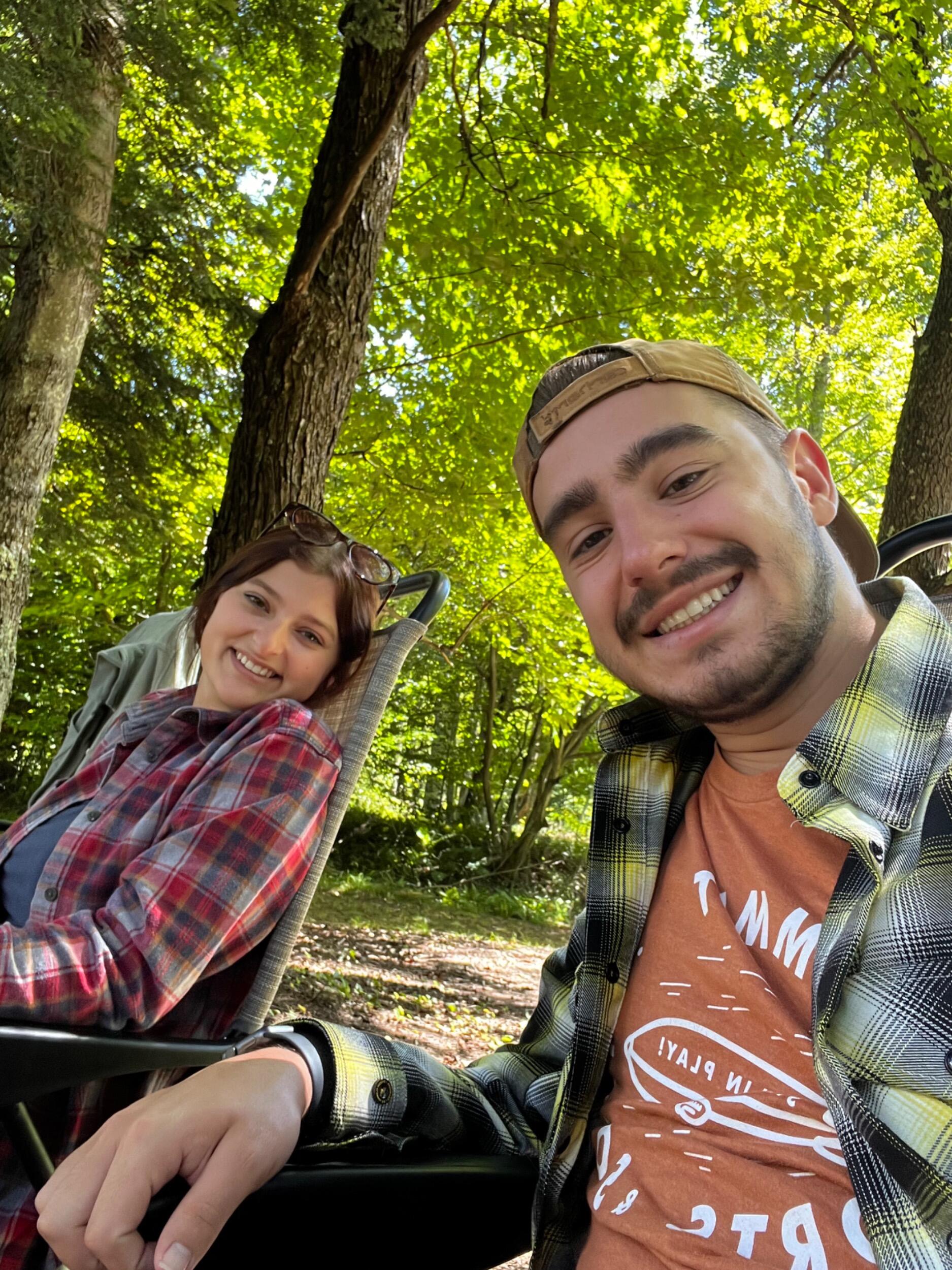 Picture of camping in the allegheny mountains