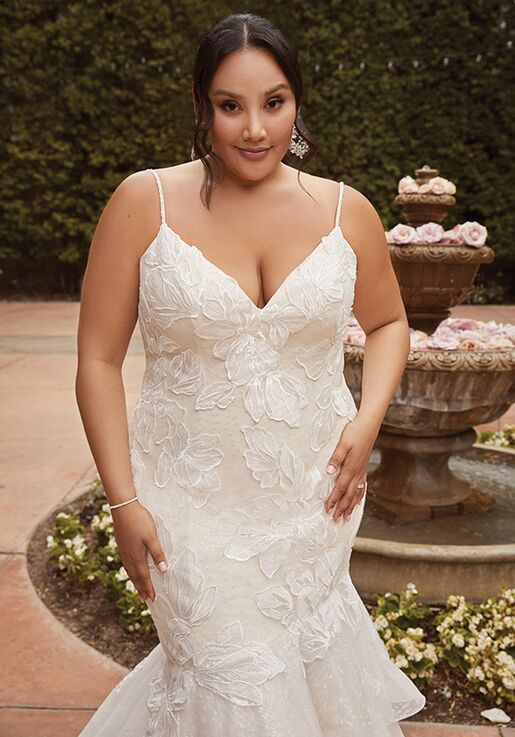 Casablanca Bridal 2466 Andrea Fit-and-Flare Wedding Dress - 3