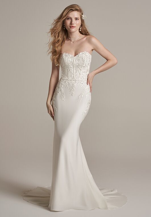 Rebecca Ingram LILY LYNETTE Sheath Wedding Dress - 2