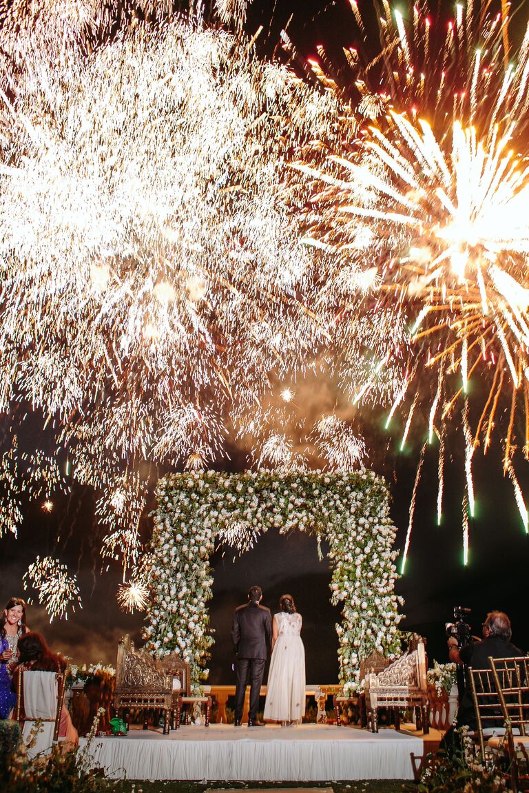 wedding fireworks