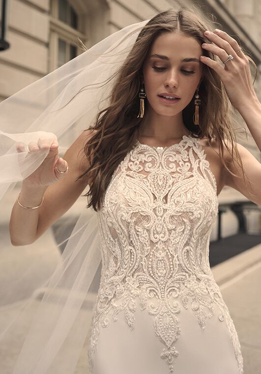 Maggie Sottero AUDRINA Fit-and-Flare Wedding Dress - 2