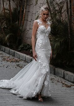 Abella Mia Sheath Wedding Dress