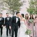 Wedding Party Portraits at Segerstrom Center for the Arts in Costa Mesa, California