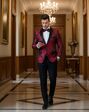 BLACKTIE AMSTERDAM Red Wedding Tuxedo Red Tuxedo - thumbnail - 2