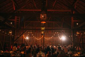 String Lighting Over the Dance Floor at Riverside on the Potomac
