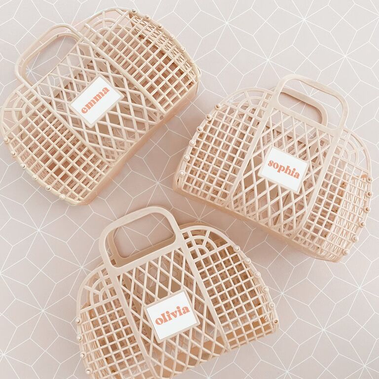 Customized jelly bag for your wedding flower girl