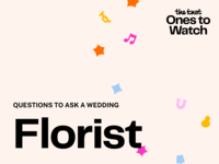 21 Questions to Ask a Wedding Florist, According to The Knot Ones to Watch