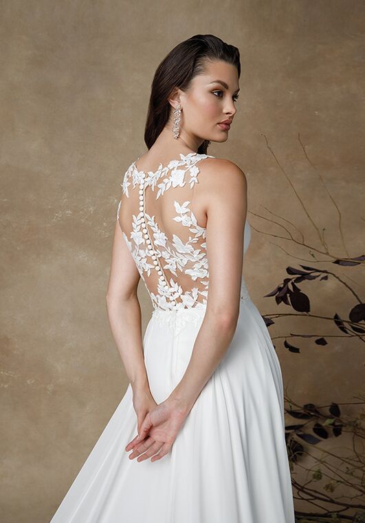 Justin Alexander Genevieve A-Line Wedding Dress - 2