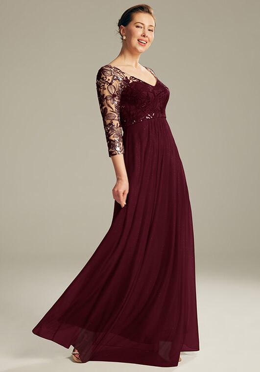 AW Bridal AW Messi Dress Red Mother Of The Bride Dress - 2