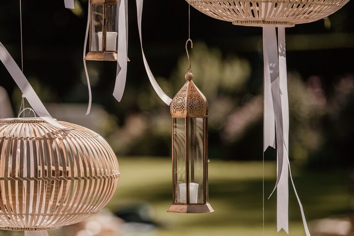 Whimsical Gold Hanging Decorations