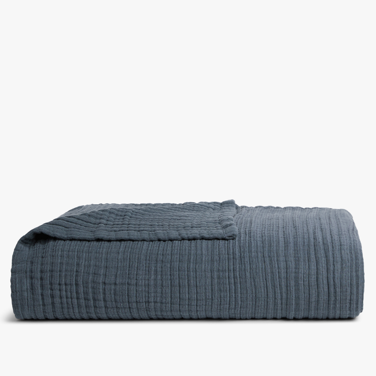 Linen Bed Blanket from Parachute Home for your best 12th wedding anniversary