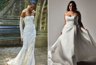 strapless wedding dresses