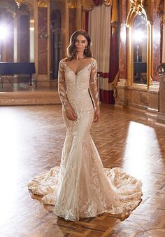 Moonlight Couture H1479 Mermaid Wedding Dress