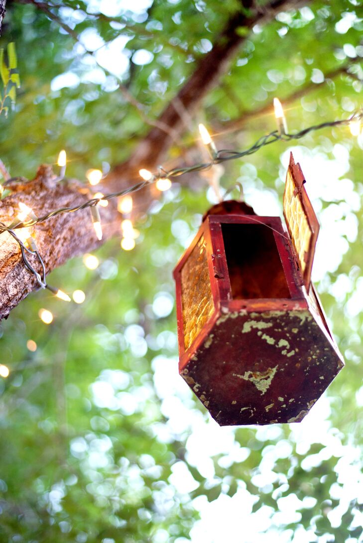 Lantern Outdoor Reception Decor