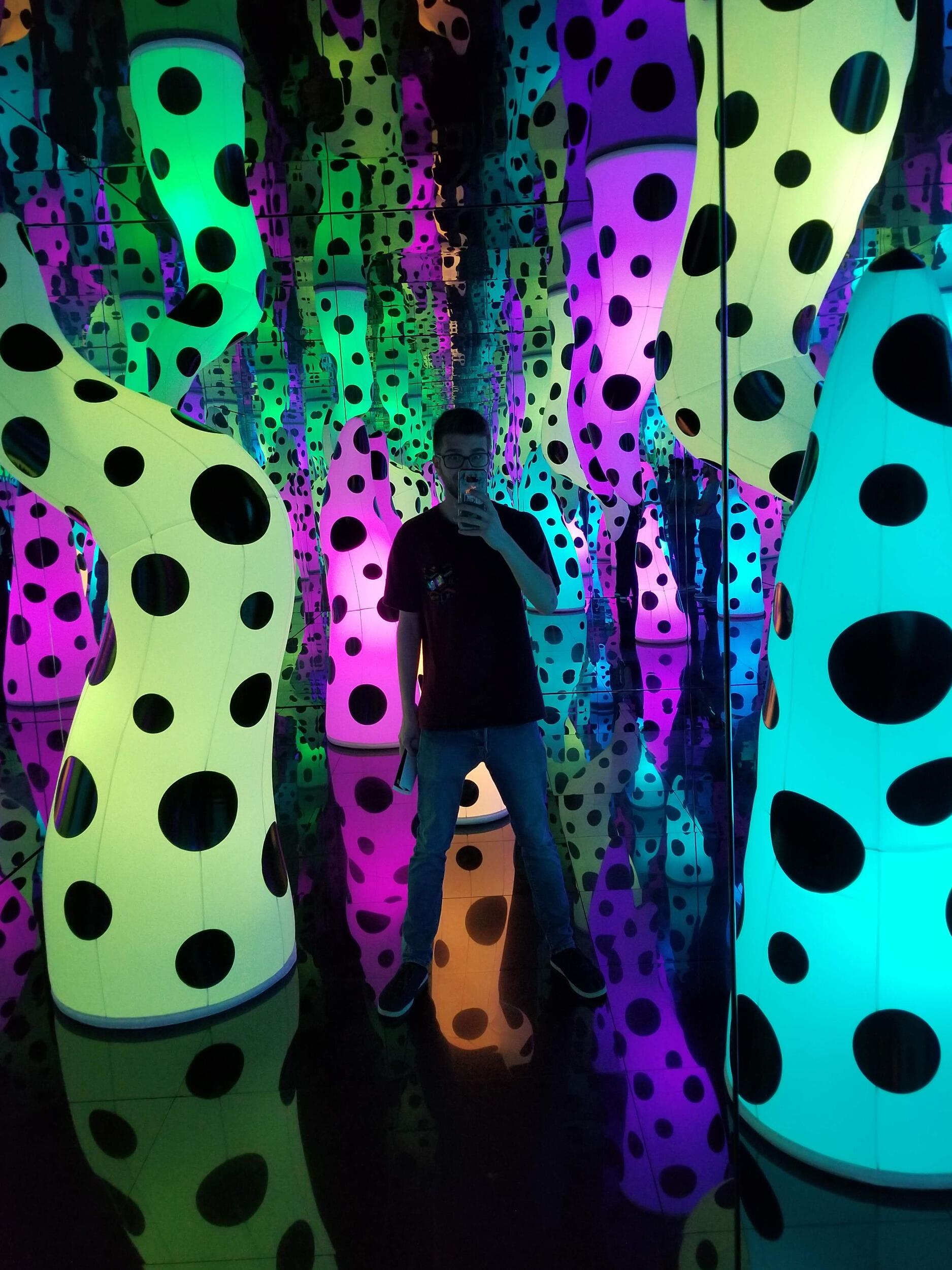 First Date Jitters - Yayoi Kusama Exhibit - 
Tampa Museum of Art