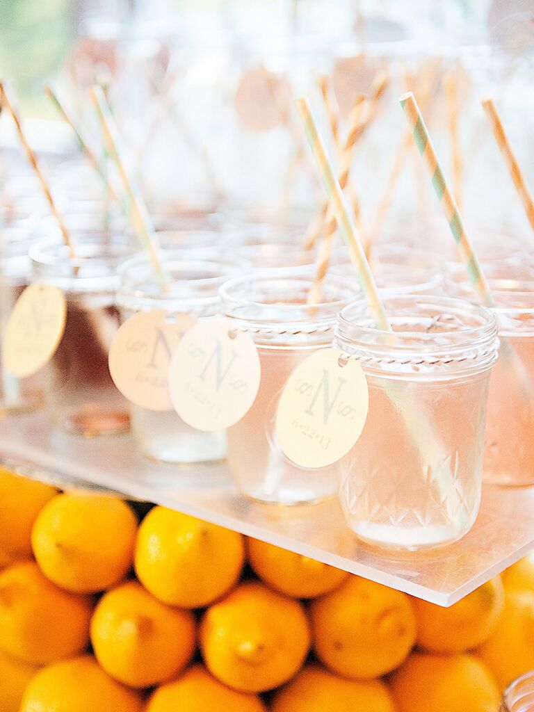 Drinks and decorations