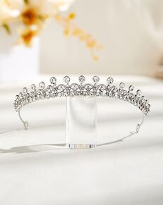 AW Bridal AW BRIDAL Crystal Tiara Crowns for Women - Sparkling Princess Tiara for Bride, Fashion Bridal Headband Hair Accessories for Wedding Birthday Prom Silver Silver Tiara