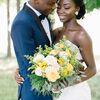 A Flower-Filled Navy-and-Yellow Wedding at Mystical Rose Gardens in Baldwin, Wisconsin