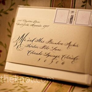 Champagne Box Invitations