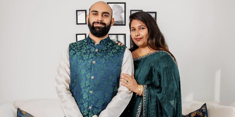 Sabrina & Saurubh Home Page Banner