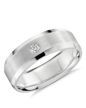 Blue Nile 54614 Platinum Wedding Ring