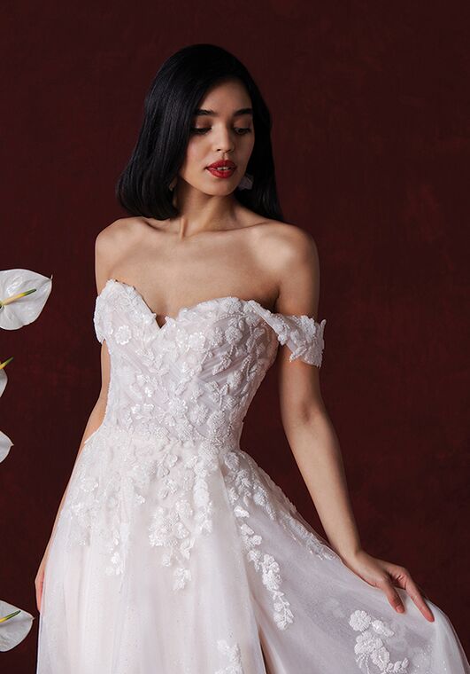 Justin Alexander Hera A-Line Wedding Dress - 2