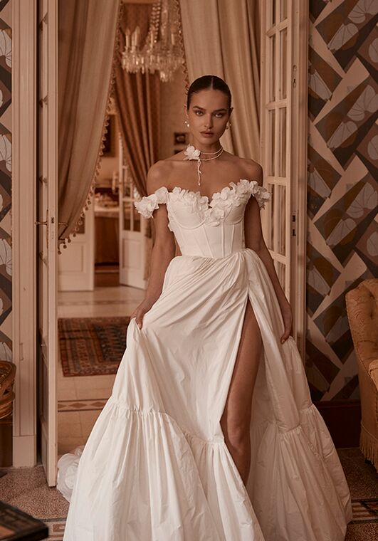 Soft flow by Ricca Sposa Atelier Carmen 25-002(3) Ball Gown Wedding Dress - 2