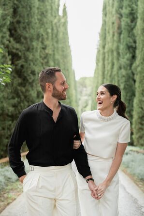 Bride in Viktor & Rolf Dress for Welcome Party