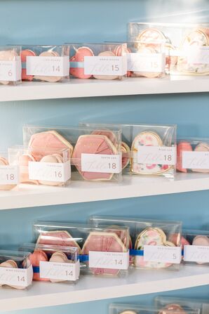 Cookie Escort Cards at Wente Winery Wedding