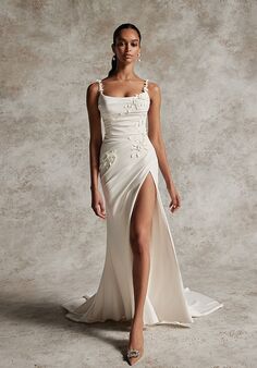 Justin Alexander Signature Eldon Fit-and-Flare Wedding Dress