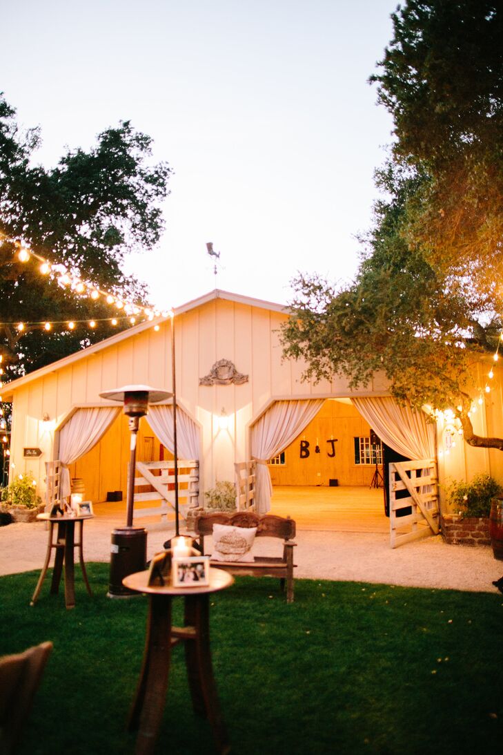 Barn Reception Dancing Area