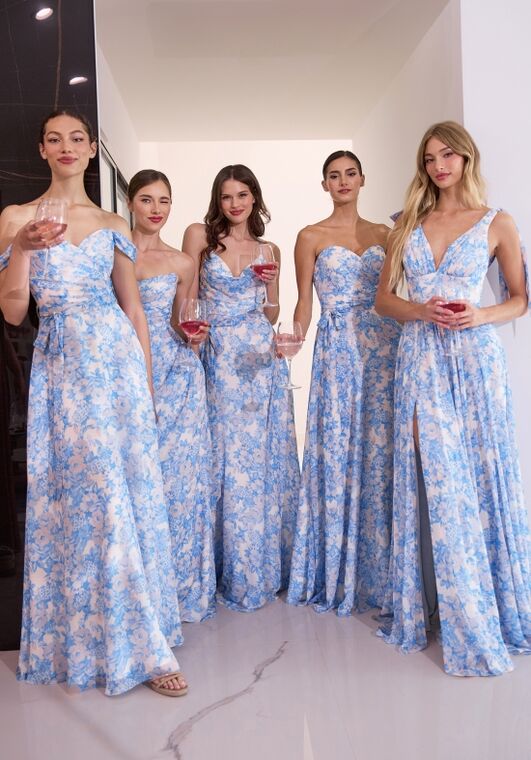 Ladivine 7445 Scoop Bridesmaid Dress - 2