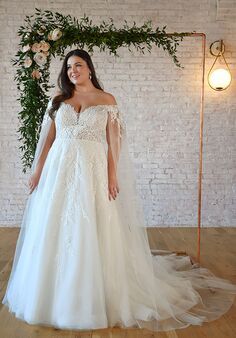 Stella York 7316 plus A-Line Wedding Dress