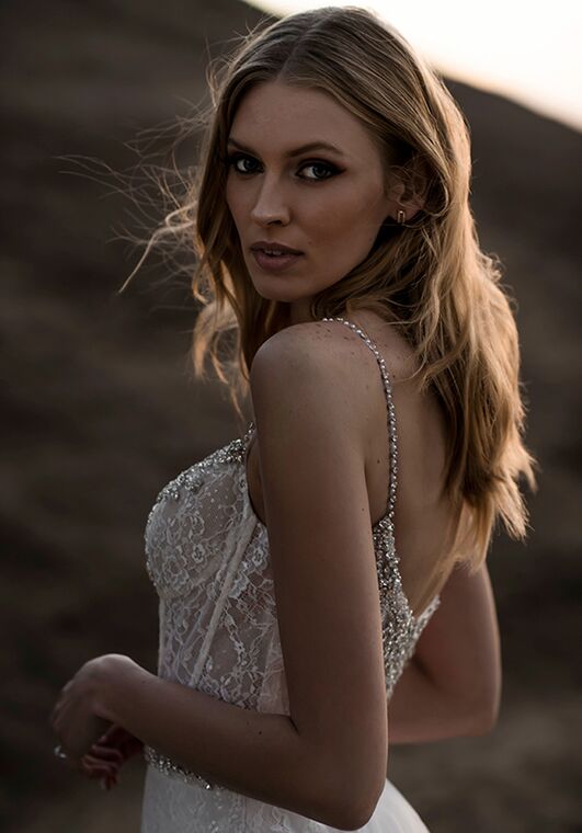 Abella Ida Sheath Wedding Dress - 2