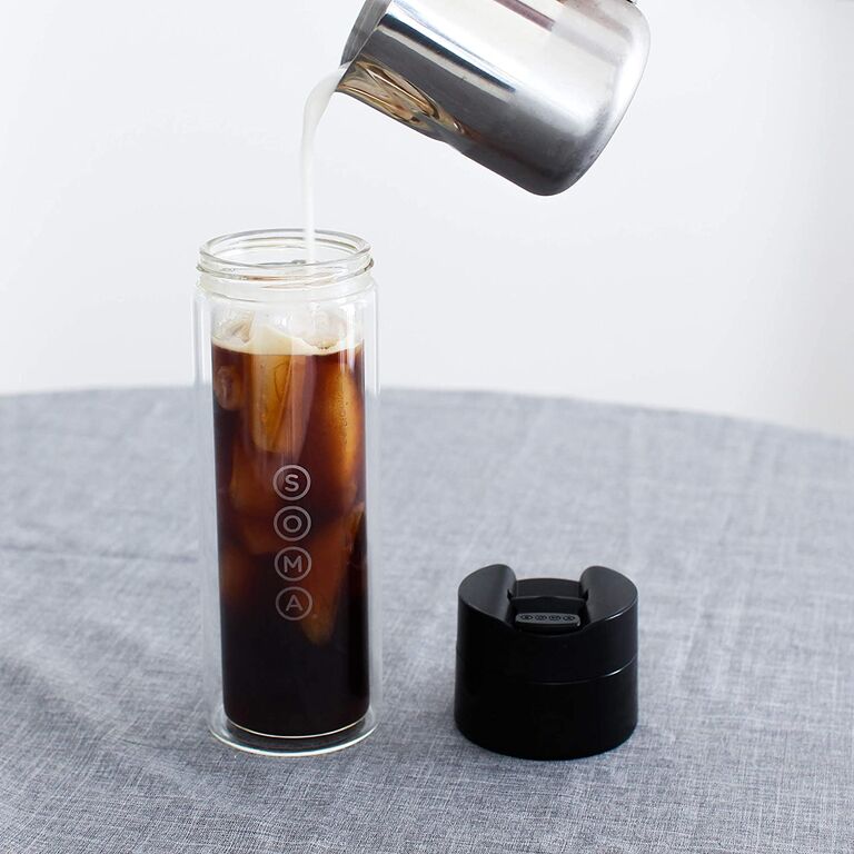 Pour over coffee mug to go, gift idea for fathers. 