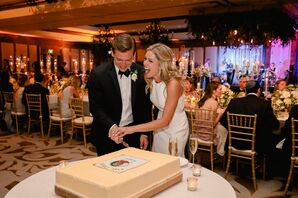 Traditional Cake Cutting with Rectangular Cake