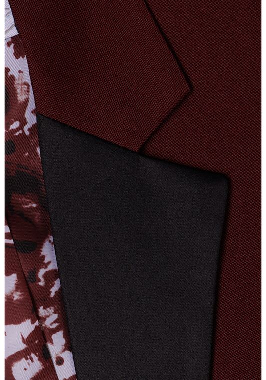 Little Tuxedos "Prodigy" Kids Burgundy Tuxedo (5-Piece Set) Flower Girl Dress and Ring Bearer Outfit - 2