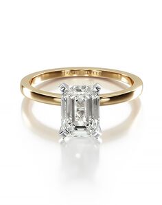 James Allen Emerald Cut Engagement Ring