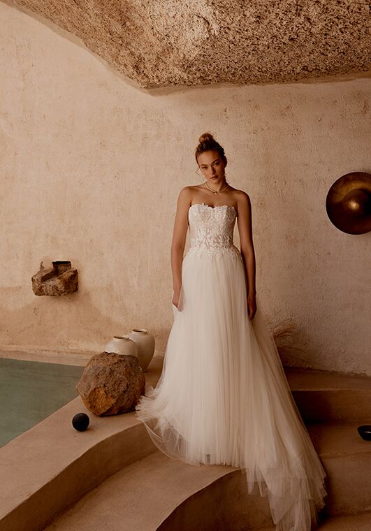 Lillian West 66361 A-Line Wedding Dress - 2