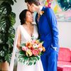 Popular Television Shows Inspired This Wedding at The Fig House in Los Angeles, California