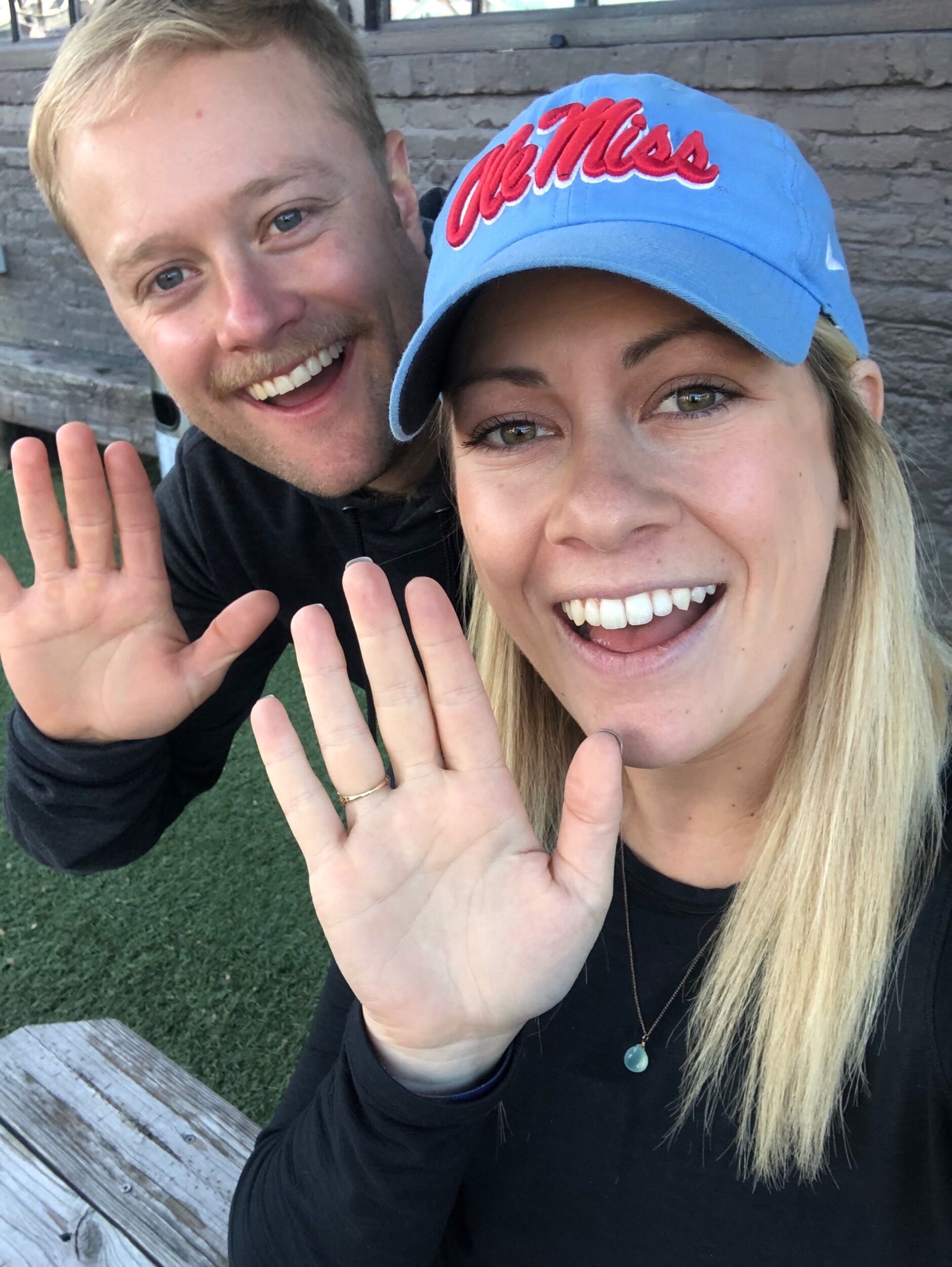 Picture of Raise your hand if you met on a dating app!