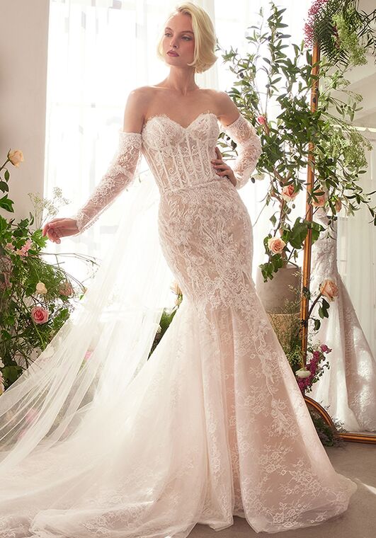 Ladivine CDS424W Mermaid and Trumpet Wedding Dress - 2