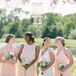 Mismatched Peach Bridesmaid Dresses