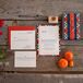 Red and Blue Invitation Suite