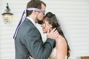 Half-Up Wavy Bridal Hairstyle