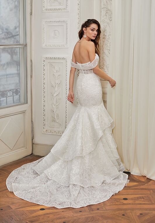 Moonlight Collection J6861 Mermaid Wedding Dress - 2