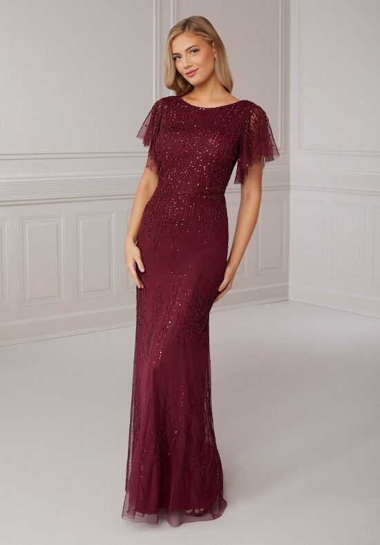 Adrianna Papell Platinum 40418 Bateau Bridesmaid Dress - 1