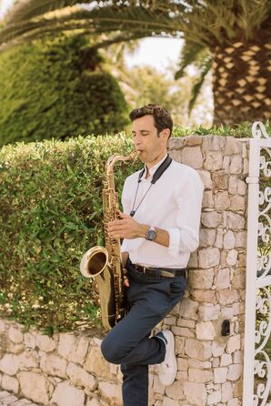 Saxophone Musician at Wedding Ceremony